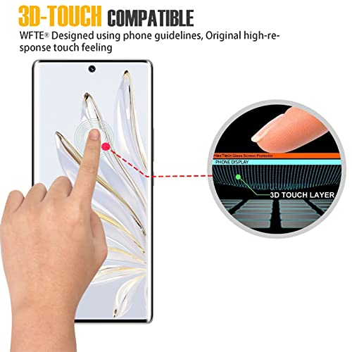 WFTE [2-Pezzi Vetro Temperato per Honor 70