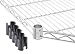 Trinity NSF EcoStorage 27"x18" Corner Shelf- Chrome
