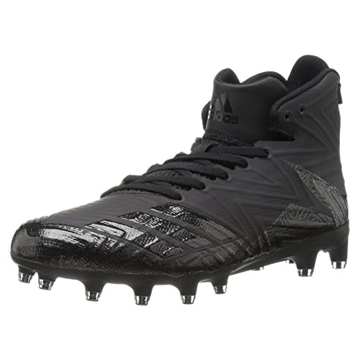 adidas Men's Freak X Carbon Mid Football Shoe, Black/Black/Black, 18 Medium US