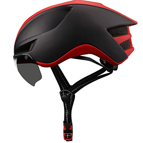 iWUNTONG Casco de Bicicleta Casco de Seguridad Ligero Casco de Bicicleta de Carretera y Montaña Hombres Mujeres Casco Transpirable Ajustable con USB Casco de Ciclismo Recargable