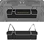 Mega Racer Black Trunk Organizer - 600D Polyester & Oxford Cloth Material, 4 Large Storage Pockets, 2 Adjustable Rear Clips, Storage Accessories For Cars Pickup Trucks SUV Vans, Waterproof, 1 Piece