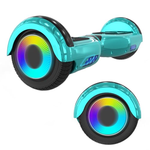 Hoverboard 6,5 pouces stable pour rassurer les parents avec son scooter auto-équilibré LED