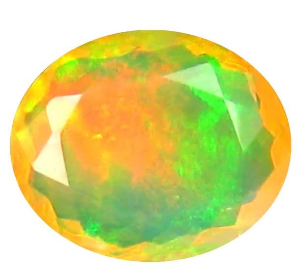 Opale éthiopienne de 10 x 9 mm pour remplacer une pierre de bague