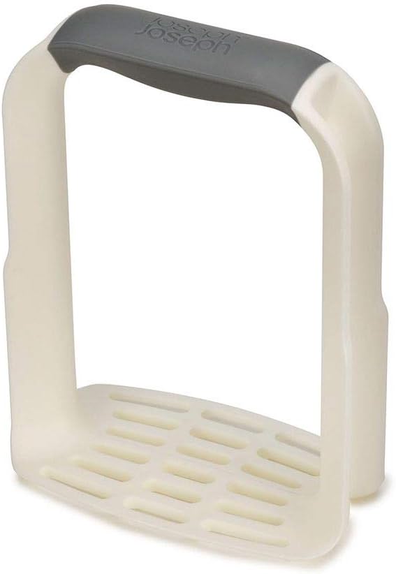 Joseph Joseph Easy-Mash Ergonomic Potato Masher, White, 4