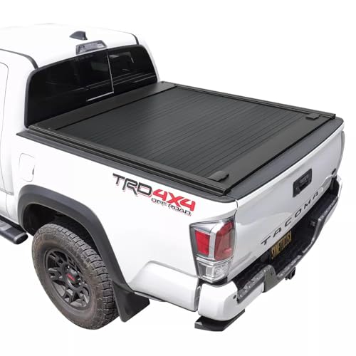 Syneticusa MB Retractable Hard Truck Bed Tonneau Cover Fits 2016-2025 Tacoma 5' (60