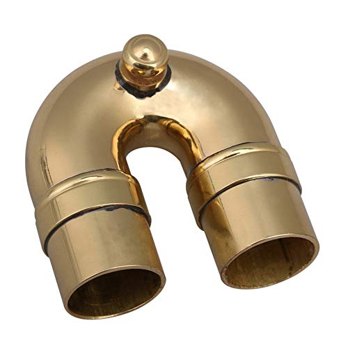Mxfans Trumpet Parts Tube Copper Elbow Tube U Shape Tube DIY Spare Part Golden