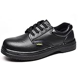 Botas De Seguridad Hombre Zapatos con Punta Acero Ligeras Calzado Trabajo(41 EU)