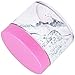 Beauticom 60 Grams/60 ML (2 Oz) Round Clear Leak Proof Plastic Container Jars with Pink Lids for Travel Storage Makeup Cosmetic Lotion Scrubs Creams Oils Salves Ointments (3 Jars)