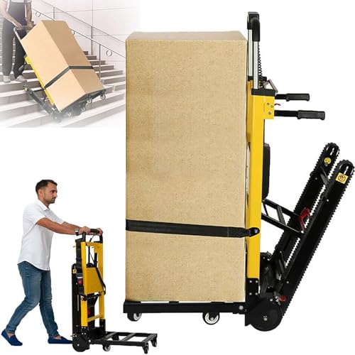 Carretilla eléctrica de mano para subir escaleras con diseño plegable para mudanzas y logística
