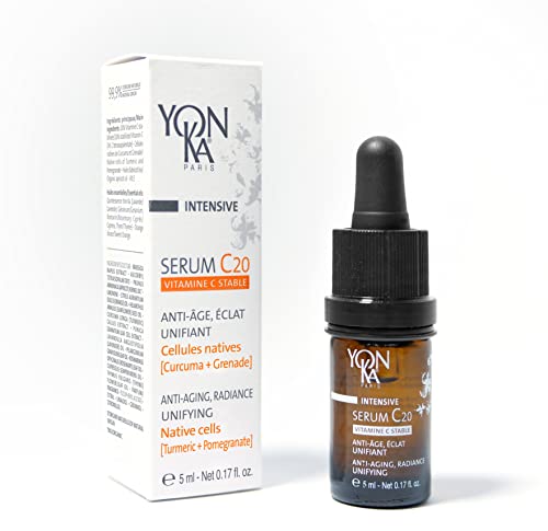Yon-Ka Serum C20, Sérum de Vitamina C al 20%, Antienvejecimiento y Luminosidad