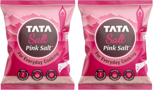 Image of Tata Salt Pink Salt, 1kg, Rock Salt for Everyday Cooking, Sendha Salt (Pack of 2)