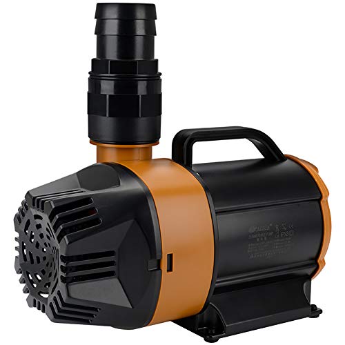 H&RB Anfibio Sumergible Bomba De Agua, 220V Bomba De Agua De La Fuente, para Pet Fuente De Peces De Acuario Tanque Piscina Características del Jardín Estatuario Hidroponía,LWP 9000H
