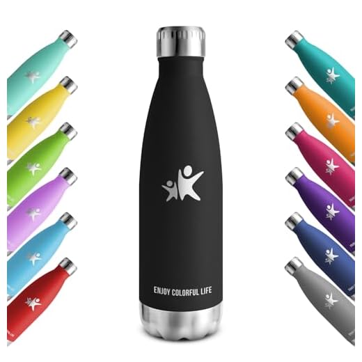 KollyKolla Borraccia Termica 750ml, Bottiglia Acqua in Acciaio Inox, Borracce Termiche, Riutilizzabile, Termos senza BPA, Bottiglia Termica Metallo per Sportiva, Adulto, Scuola, Palestra, Viaggi