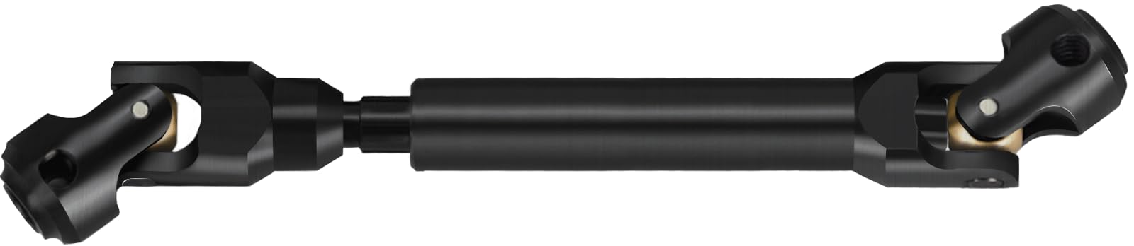 RcThjia 129mm CVD Drive Shaft for 1/10 RC Crawlers, Universal Fit for TRX4, Axial, SCX10, Capra, REDCAT GEN8, Heavy-Duty Upgrade Stainless Steel Driveshaft with Brass Beads(129mm-183mm)