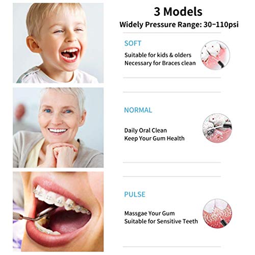 image for Wepikk Cordless Water Flosser, Water Pick for Teeth Cleaner Profession