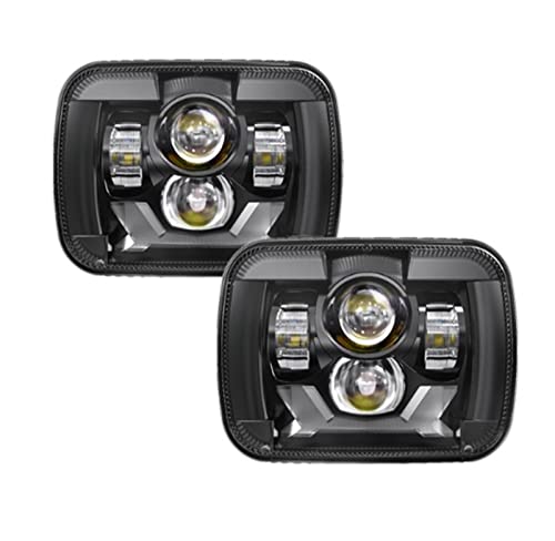 Feux anti-brouillard 5x7 rectangulaires scellés pour Wrangler YJ et Cherokee XJ (Lot de 2)