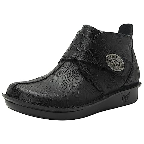 Alegria Womens Caiti Night N Gale Leather Ankle Boots 7-7.5 M US Cover