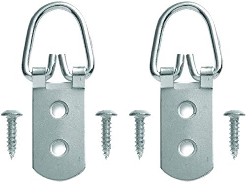 Image of 10009 2 Hole D Ring 75lb. (2-Pack)