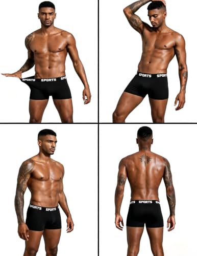 Mens Boxer Briefs 10 Pack Soft Tag-Free Breathable Underwear for All-Day Comfort - Image 2