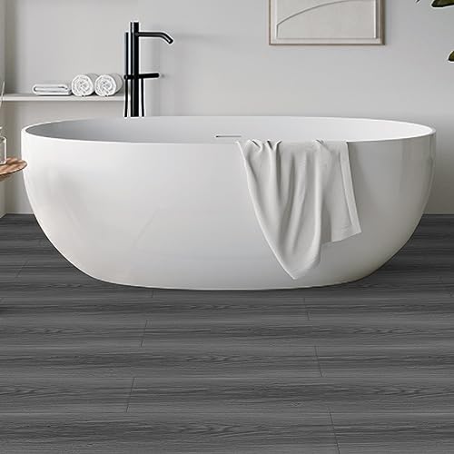 Peel And Stick Flooring Wood Plank Vinyl Flooring 35.4 In X 5.9 In Super Easy To Install 10 Pieces #TOP4