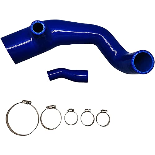 Arslano AL-D8190 Silicone Air Intake Boost Inlet Hose Kit Clamps Compatible with Mini Copoper S R55 R56 R57 2007-2012(Blue)