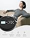 CD Player Portable with Speakers - Rechargeable Personal CD Player for Car and Home, Small Fabric Music Player with Backlit Display, Anti-Skip, AUX/USB Port - Ideal for Audiobooks & Gifts