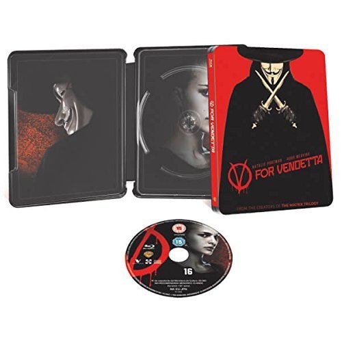 V For Vendetta" - STEELBOOK: [Embossed] Blu-ray (Region-Free)