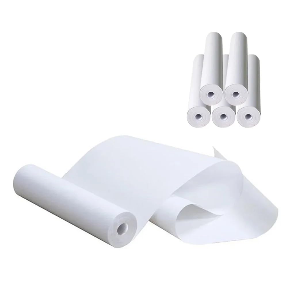 A4 Thermal Paper Roll, 210x30mm | For A40 And X8 Portable Printers(6 Rolls)
