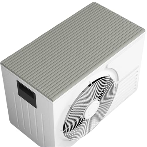 屋外用室外機 カバー エアコン、窓用エアコン室外機カバー(屋外ユニット用)、防水、防雨、騒音低減(Gray,50x200cm/20x79in)