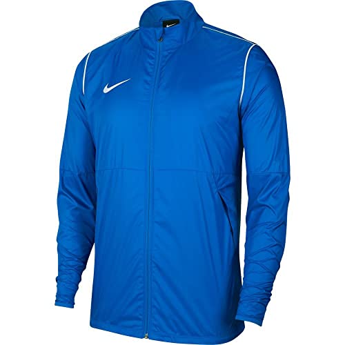 NIKE Chaqueta impermeable unisex para niños Park20, Unisex niños, Chaqueta para lluvia, BV6904-463, blanco, azul rey, XS