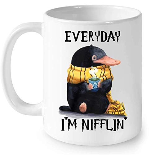 Apular Everyday I m Nifflin Coffee Niffler W - Full-Wrap Coffee White Mug 11 oz Mug