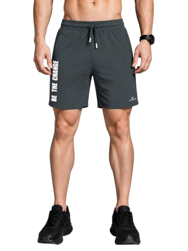 Image of Dpassion Quick Dry Polyester Sport Shorts for Men | Gym, Running and Training Shorts