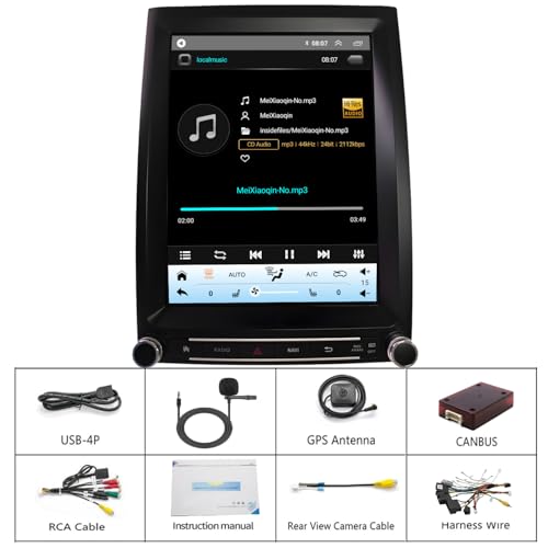 Radio con pantalla QLED 12.1" para Ford Expedition 2015-2017 miniatura 6