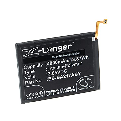 vhbw Batería Recargable Compatible con Samsung Galaxy A21s 2020 móvil, Smartphone (4900 mAh, 3,85 V, polímero de Litio)