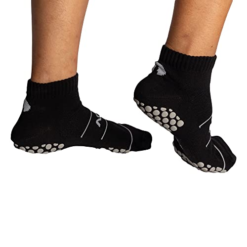 Acte Sports Meia de Hidroginástica Antiderrapante Tam 39/43 Preto F15-PC