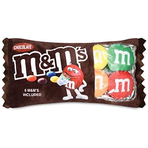 iscream M&M's Package 16" x 8.5" Pillow Set with Mini M&M's Candy Pillows Cover