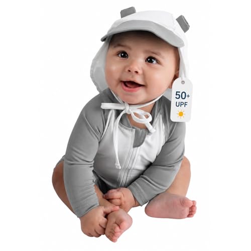 Image of Cuddle Club One-Piece Sunzies Swimsuit UPF 50+ Sun Protective Sunsuit