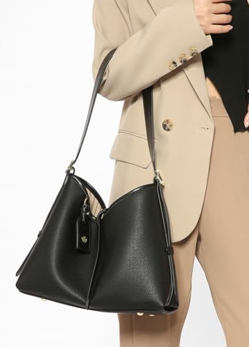 Womens Large Work Tote Bag Soft PU Leather Shoulder Crossbody Satchel Messenger Bag Handbag Adjustable Travel Purse2