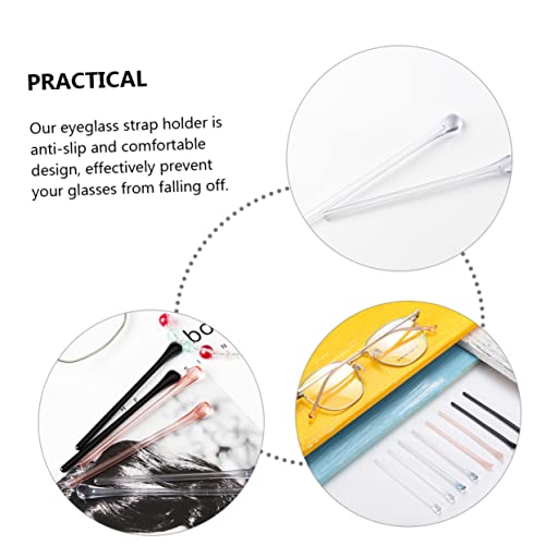 Protector de patillas para gafas que soluciona el deslizamiento constante con terminales flexibles 7