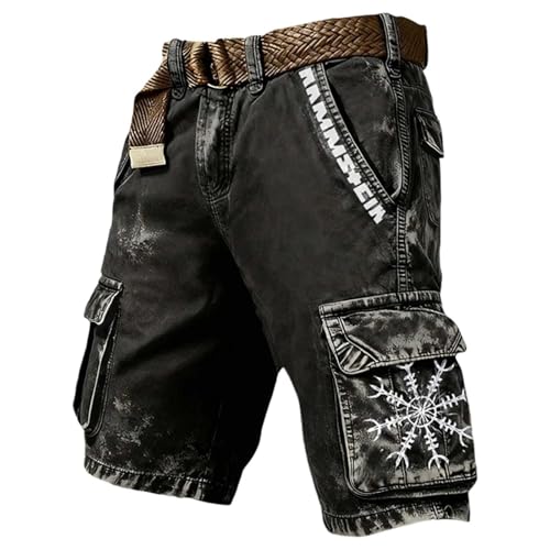 Pantalon cargo homme multi-poches en coton chaud à cordon pour jogging et sport