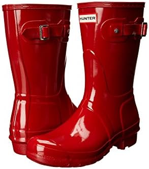 orange hunter boots short