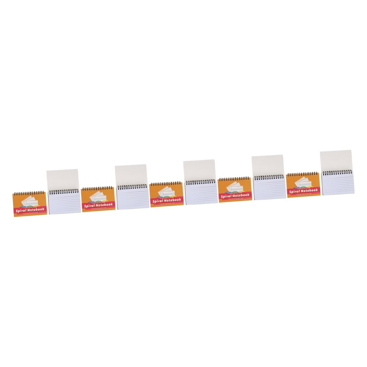 Lurrose 5Pcs 2 notes autocollantes sur fiche cahier notes enseignant cahier de note calepin de note cahier à couverture rigide spirale cartes de correspondance blocs-notes Papier