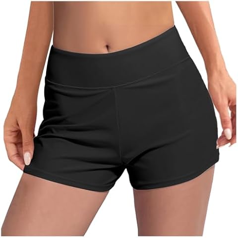 High Waisted Tummy Control Swim Shorts Cover