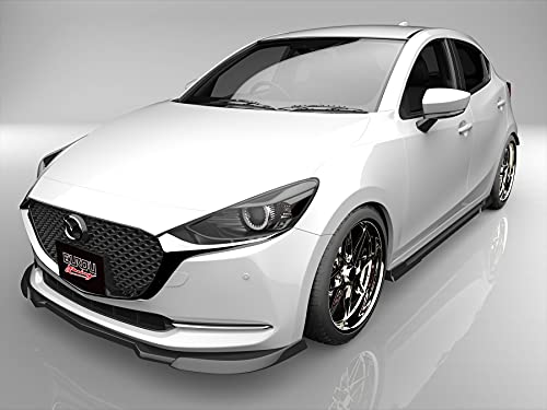 EUROU MAZDA2 フロントアンダースポイラー サイドステップ 2点キット 国産エアロパーツ 保証付き