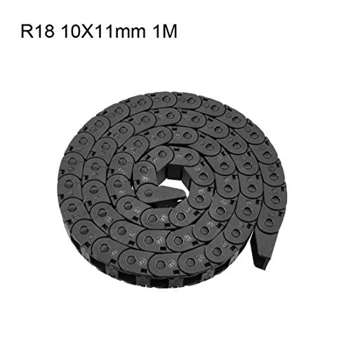 Porte-câble de chaîne avec connecteurs d'extrémité routeur CNC 10x11mm - 3