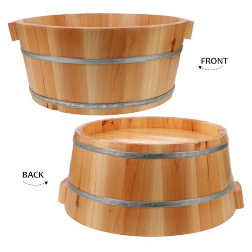 Balde de Madera para Spa de Pies Didiseaon miniatura 5