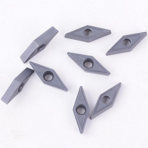 10 fresas de carburo cuadradas VCMT para acero inoxidable CNC miniatura 3