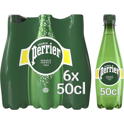 Perrier Agua Mineral Natural con Gas - PERRIER - 6 x 50cl PET