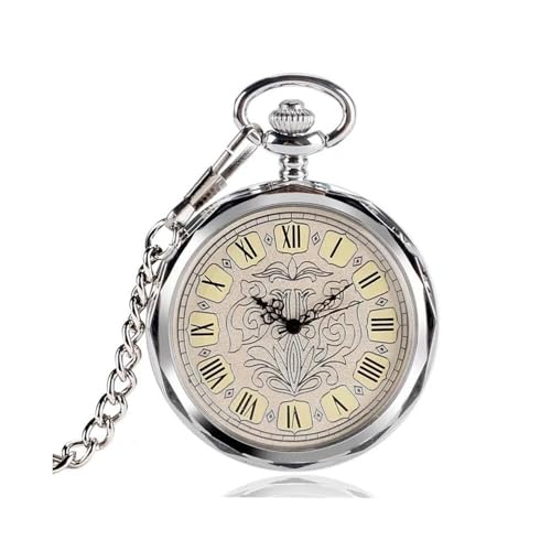 ヴィンテージ 手巻き 機械式 懐中時計 クラシック マニュアル 時計 ペンダントチェーン 男性 女性 ギフト