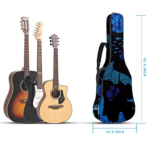Housse pour guitare acoustique – Motif peau d’animal jaune abstrait – Rembourrage de 1 cm d’épaisseur – Étanche – 101,6… - Les Beatles, Paul McCartney, John Lennon, RIngo Starr, George Harrison Housse pour guitare acoustique - Motif peau d'animal jaune abstrait - Rembourrage de 1 cm d'épaisseur - Étanche - 101,6… – Image 6